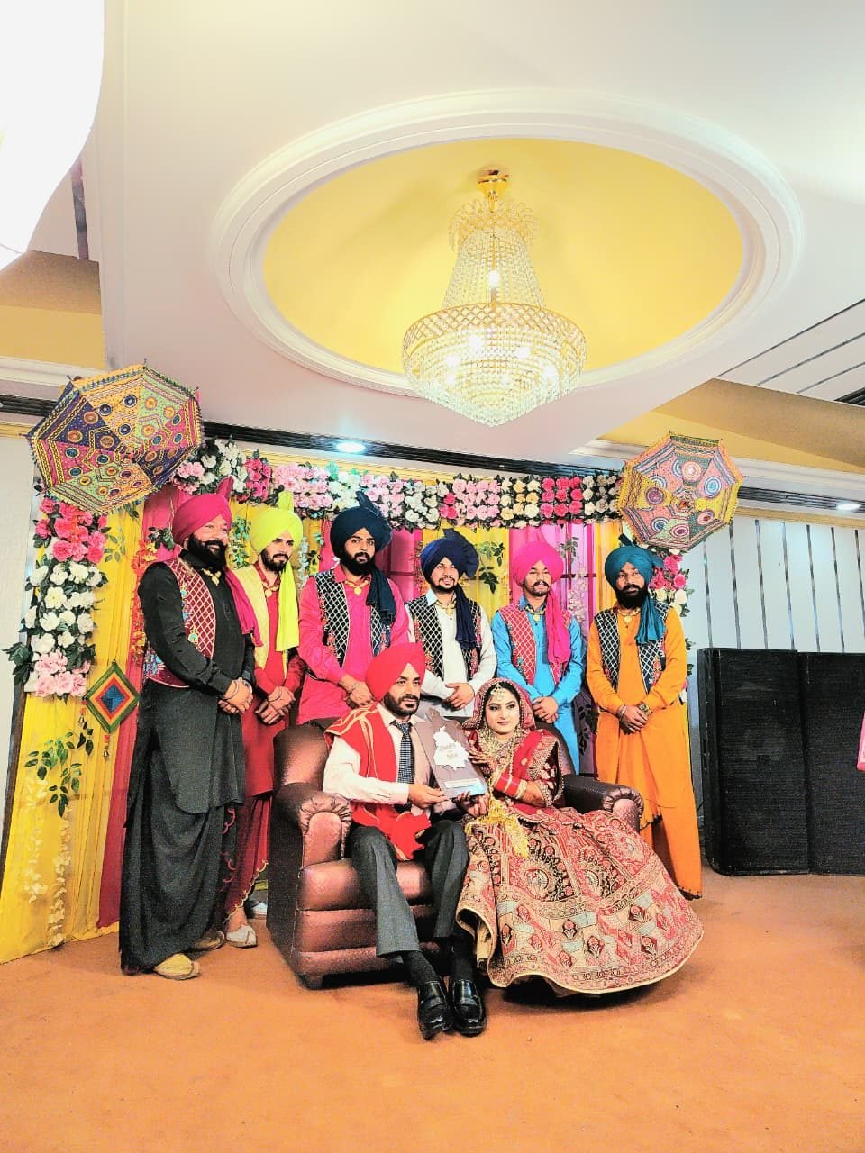 Wedding stage photo